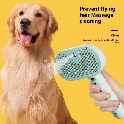 Pets Spray Hair Comb Pet Hair Remover Cleaning Brush